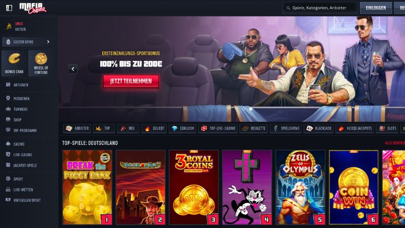 Mafia Casino Review